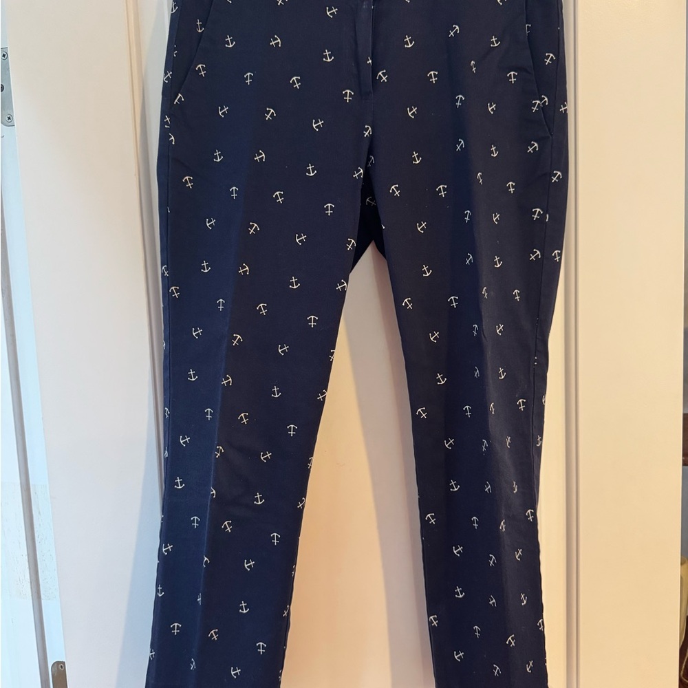 Willi Smith Blue Chinos with Polka Dot Pattern